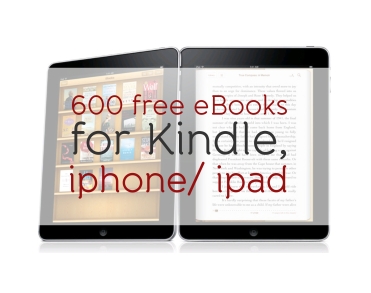 600 free books for kindle iphone ipad